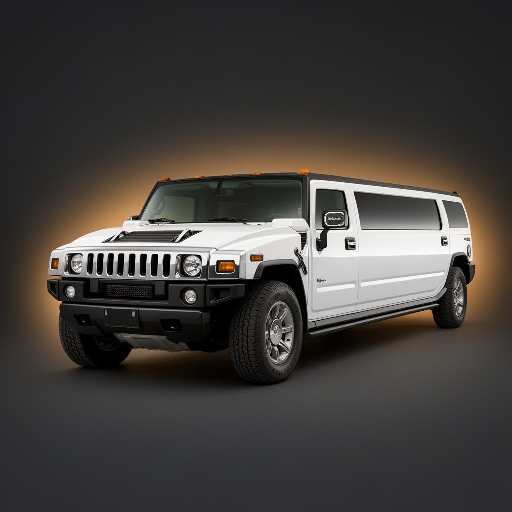 Hummer H2 Stretch Blanca
